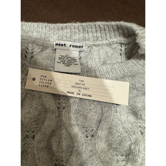 Sweet Romeo Bubble Knit Sweater NWT - Picture 5 of 6